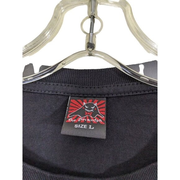 Rasta Pot Leaf T Shirt Mens Large Graphic Tee Cotton Black Multicolour Cotton - Picture 5 of 6